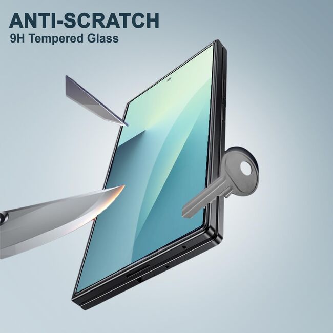 Folie sticla pentru  Samsung Galaxy Z Fold 7 pentru ecranul exterior 111d Full Cover / Full Glue tempered glass - clear