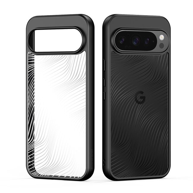 Husa pentru  Google Pixel 10 Pro XL Flowing Lines Comfort Grip - transparent