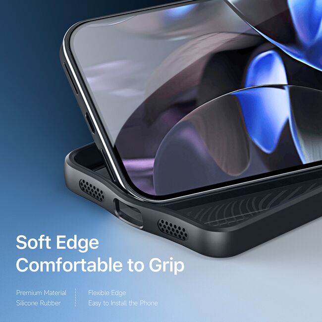 Husa pentru  Google Pixel 10 Pro XL Flowing Lines Comfort Grip - transparent