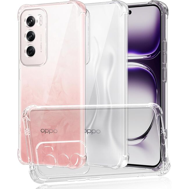 Husa pentru  Oppo A5 4G, 5G / Oppo A5m Slim Anti-Shock 1.5mm reinforced 4 corners, Transparent