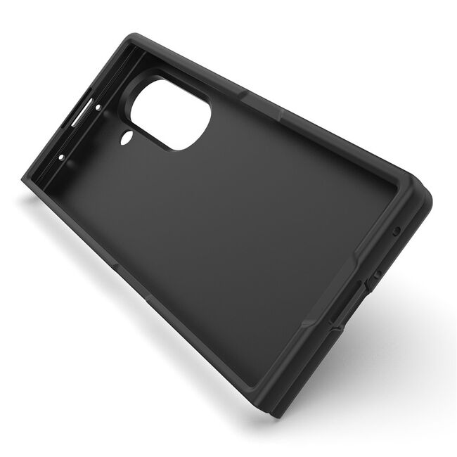 Husa pentru  Samsung Galaxy Z Fold 7 Liquid Silicone, Microfibre Lining, Non-Slip Airbag Design, Negru