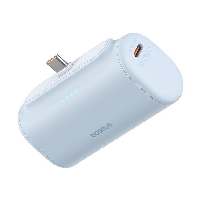 Acumulator Extern Type-C, 20W, 5000mAh + Cablu Type-C - Baseus - Blue
