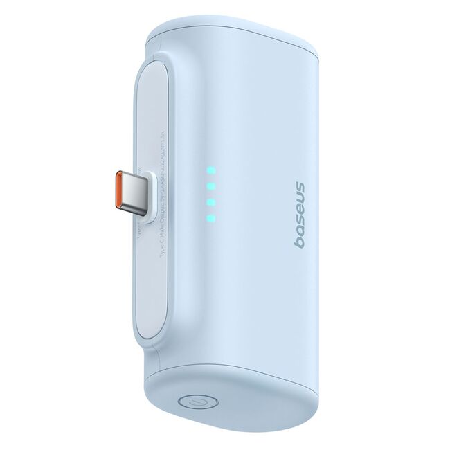Acumulator Extern Type-C, 20W, 5000mAh + Cablu Type-C - Baseus - Blue