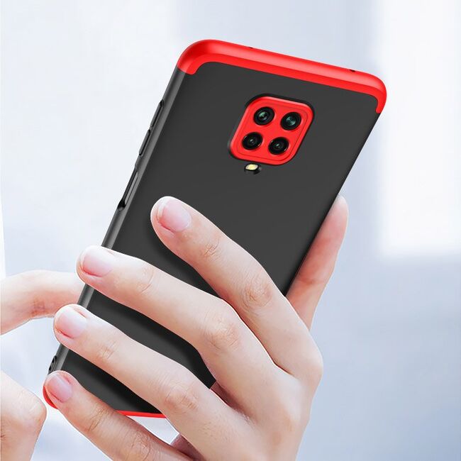 Husa Xiaomi Redmi Note 9 Pro GKK - Negru-Rosu