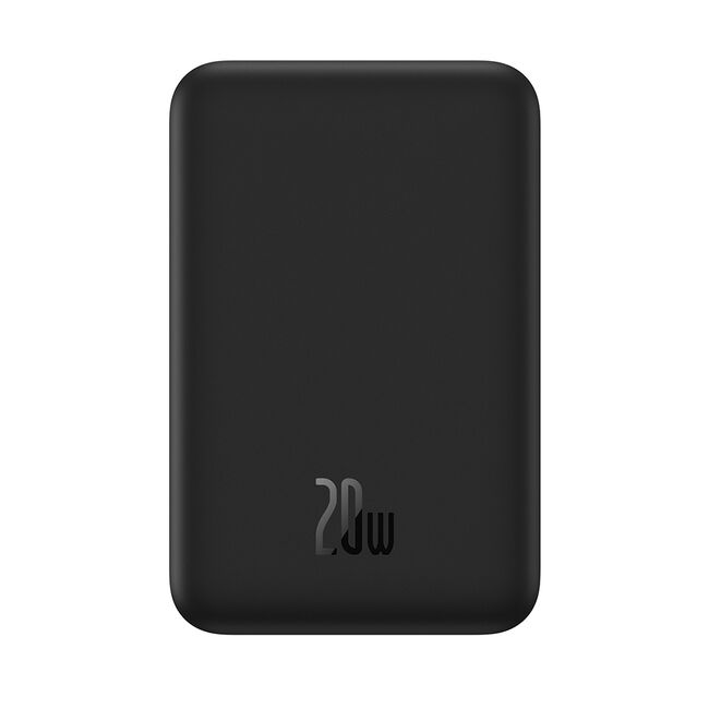 Acumulator Extern Type-C, Incarcare Wireless, 20W, 20000mAh + Cablu Type-C, 30cm - Baseus Mini - Negru
