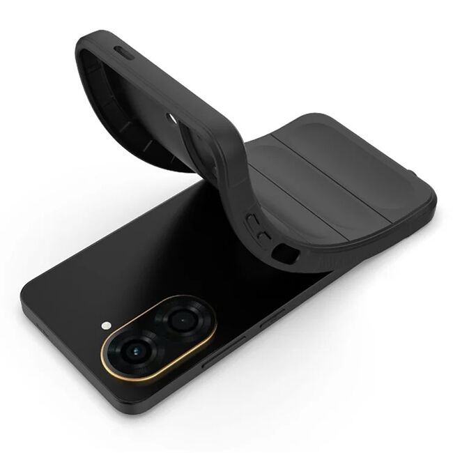 Husa pentru  Xiaomi Redmi A5 4G Liquid Silicone, Microfibre Lining, Non-Slip Airbag Design, Negru
