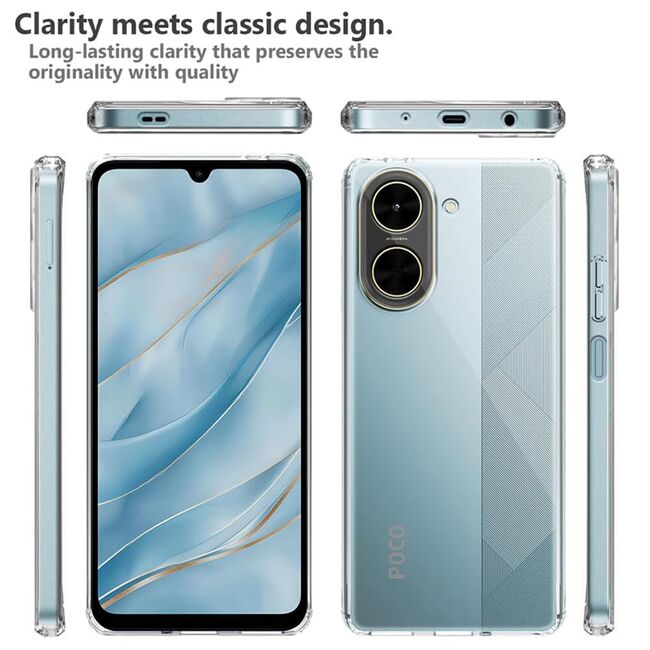 Husa pentru  Xiaomi Redmi A5 4G, Anti-Shock 1.5mm, cu protectie lentile, Clear