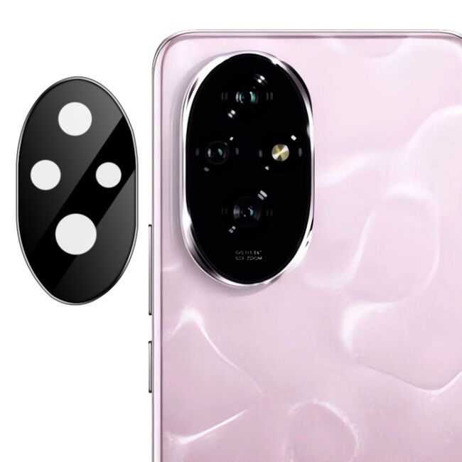 Folie Camera pentru Honor 200 - Techsuit Full Camera Glass - Black