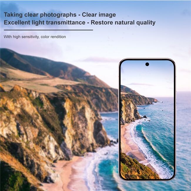 Folie de protectie camera pentru  Google Pixel 10 Pro XL din sticla securizata, Full Cover, Rezistenta 9H, Anti-Zgârieturi, montare usoara - Negru