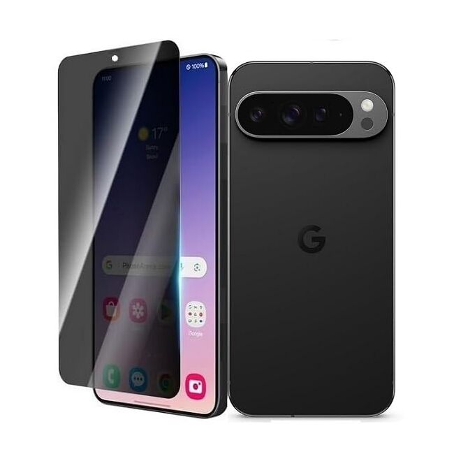 Folie sticla pentru  Google Pixel 10 Pro XL 111D Privacy Full Glue, negru
