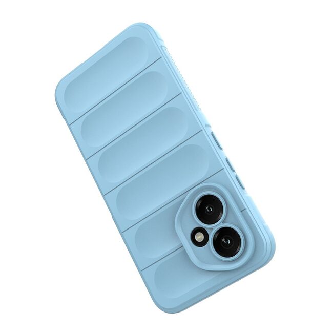 Husa pentru  Honor 400 Liquid Silicone, Microfibre Lining, Non-Slip Airbag Design, Albastru deschis