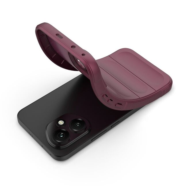Husa pentru  Honor 400 Liquid Silicone, Microfibre Lining, Non-Slip Airbag Design, Bordeaux