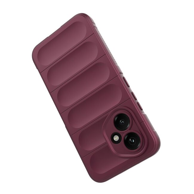 Husa pentru  Honor 400 Liquid Silicone, Microfibre Lining, Non-Slip Airbag Design, Bordeaux