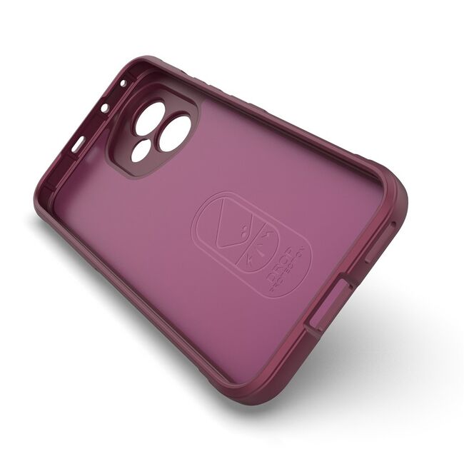 Husa pentru  Honor 400 Liquid Silicone, Microfibre Lining, Non-Slip Airbag Design, Bordeaux