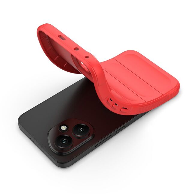 Husa pentru  Honor 400 Liquid Silicone, Microfibre Lining, Non-Slip Airbag Design, Rosu