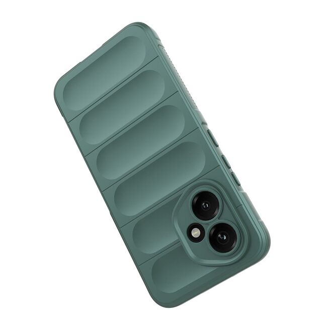Husa pentru  Honor 400 Liquid Silicone, Microfibre Lining, Non-Slip Airbag Design, Verde