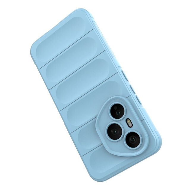 Husa pentru  Honor 400 Pro Liquid Silicone, Microfibre Lining, Non-Slip Airbag Design, Albastru deschis