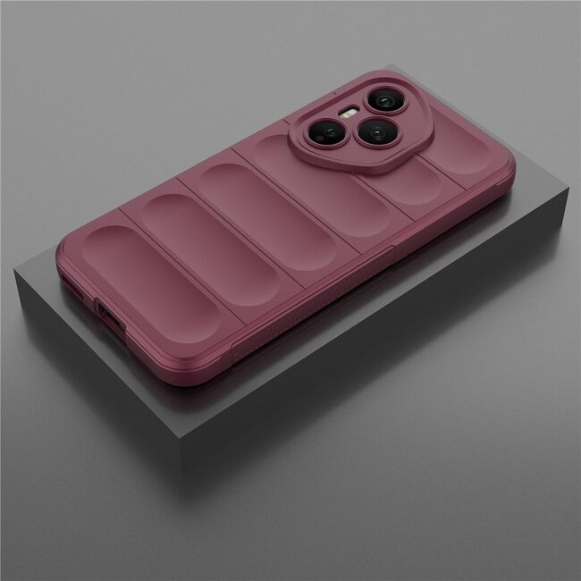Husa pentru  Honor 400 Pro Liquid Silicone, Microfibre Lining, Non-Slip Airbag Design, Bordeaux