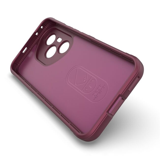 Husa pentru  Honor 400 Pro Liquid Silicone, Microfibre Lining, Non-Slip Airbag Design, Bordeaux