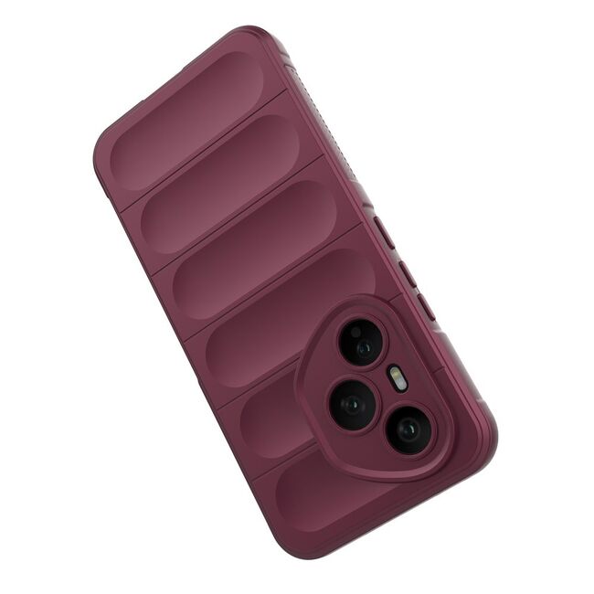 Husa pentru  Honor 400 Pro Liquid Silicone, Microfibre Lining, Non-Slip Airbag Design, Bordeaux