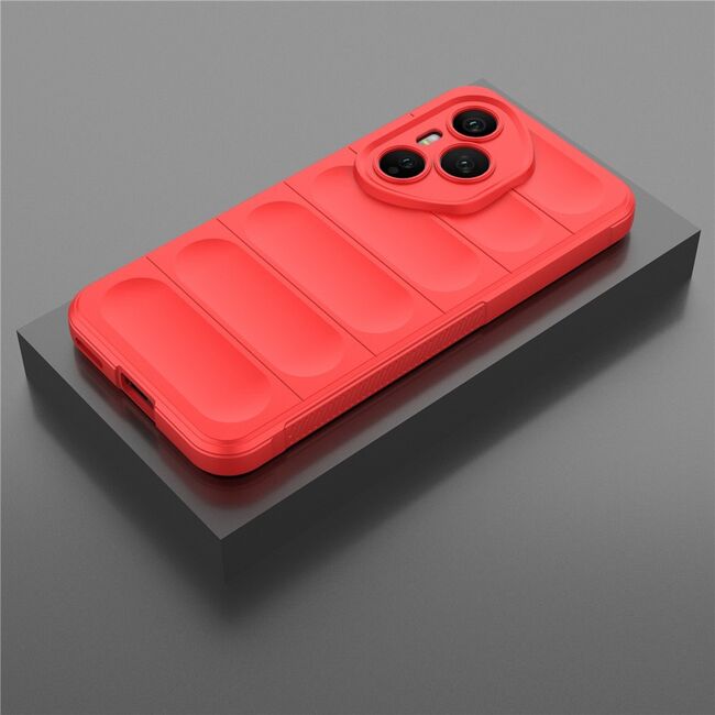 Husa pentru  Honor 400 Pro Liquid Silicone, Microfibre Lining, Non-Slip Airbag Design, Rosu