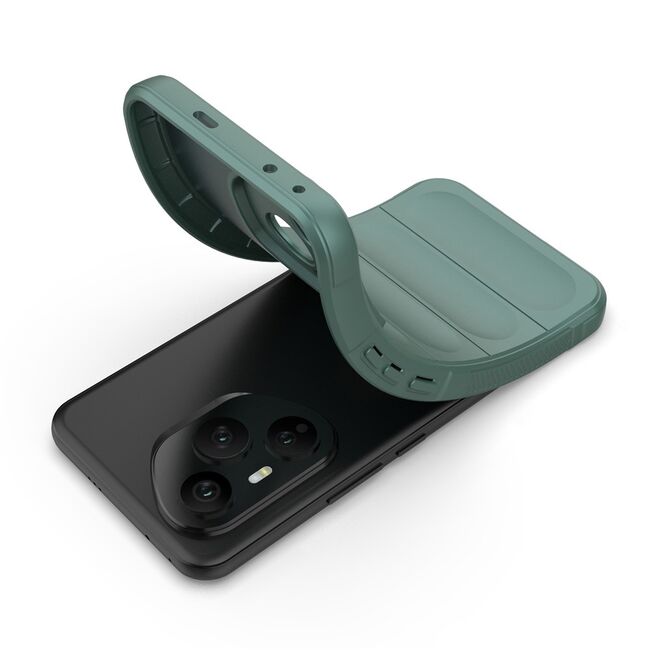 Husa pentru  Honor 400 Pro Liquid Silicone, Microfibre Lining, Non-Slip Airbag Design, Verde