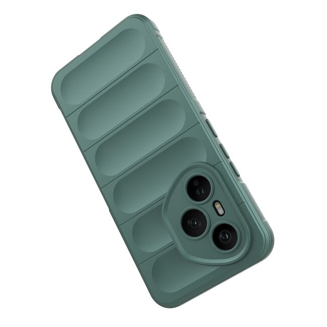 Husa pentru  Honor 400 Pro Liquid Silicone, Microfibre Lining, Non-Slip Airbag Design, Verde