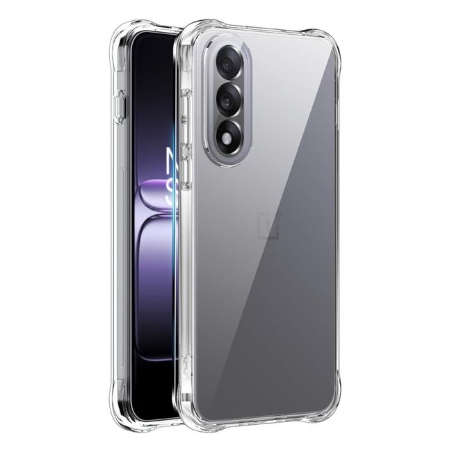 Husa pentru  OnePlus Nord 5 Slim Anti-Shock 1.5mm reinforced 4 corners, Transparent