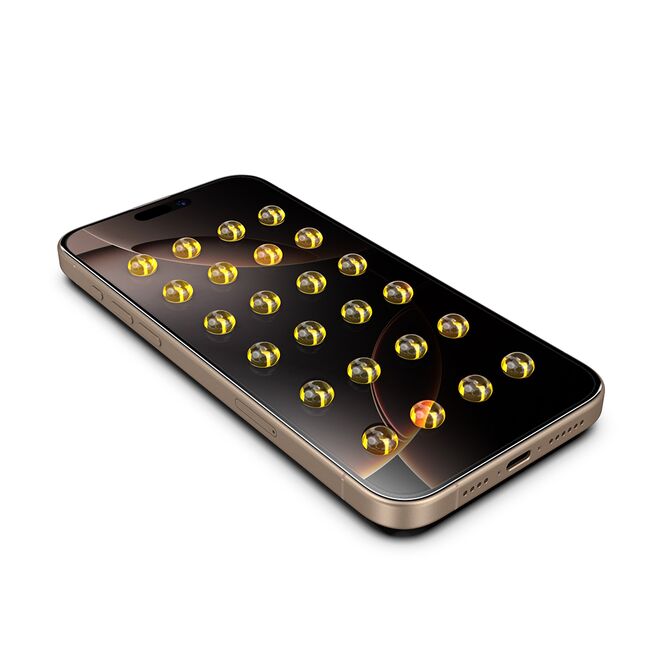 Set 2 x Folie sticla Premium pentru  iPhone 15 Pro Max VisionGuard Luxe Privacy cu Aplicare Instanta Easy Install+, Funcție Anti-Spionaj, Claritate HD și Tehnologie Anti-Praf