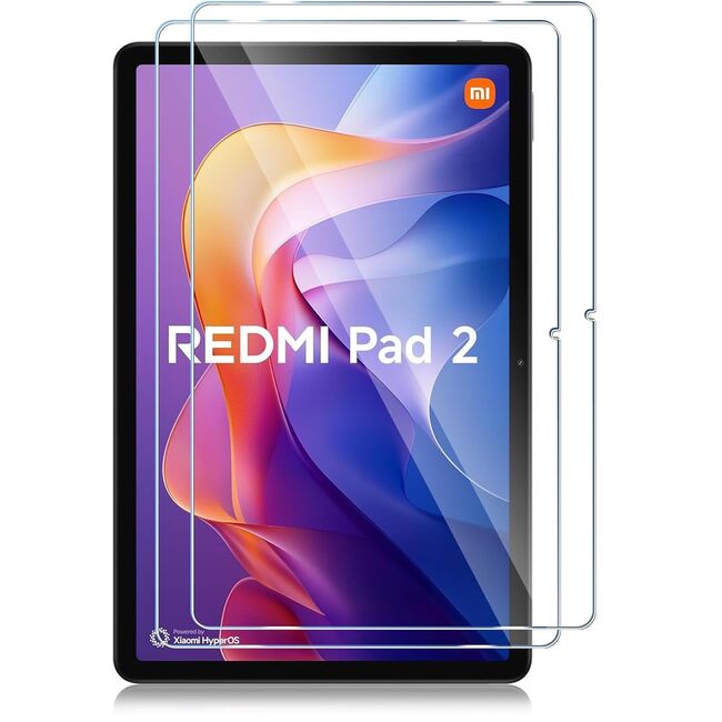 Set 2 x Folie de protectie pentru tableta Xiaomi Redmi Pad 2 2025 11 inch, Tempered Glass, transparenta