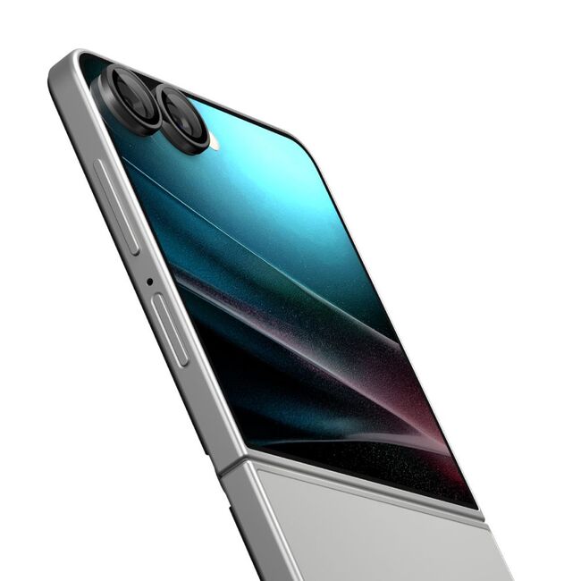 Set 2 x Folie Camera pentru Samsung Galaxy Z Flip 7 - Spigen Glas.tR Optik EZ Fit Pro HD - Negru