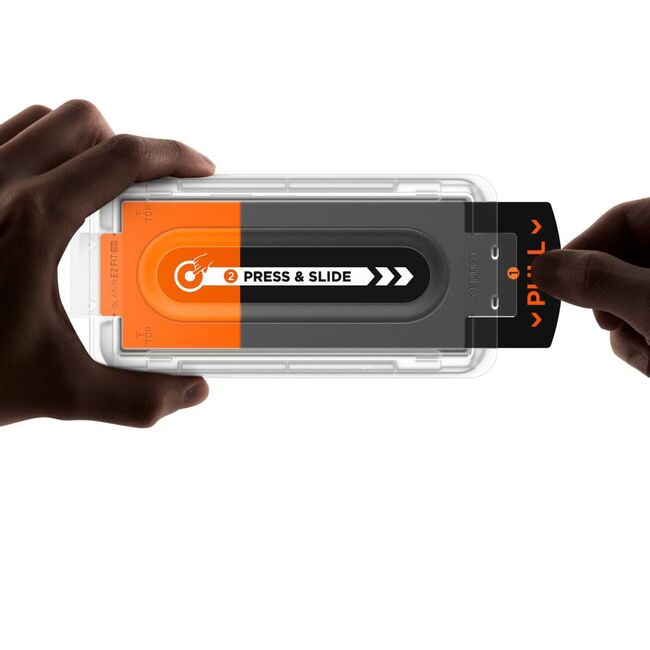 Set 2 x Folie pentru Samsung Galaxy Z Fold 7 - Spigen Glas.tR EZ FIT Pro HD pentru ecranul exterior - Clear
