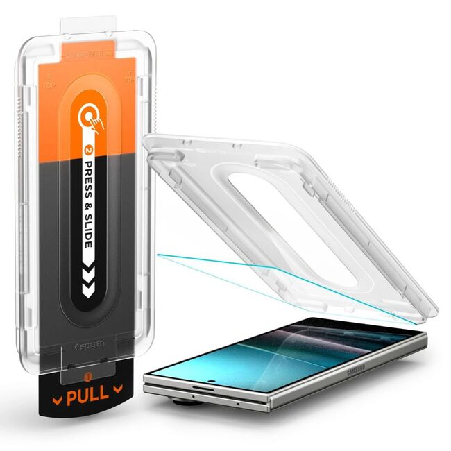 Folie pentru Samsung Galaxy Z Fold 7- Spigen Glas.tR EZ FIT Pro HD pentru ecranul exterior - Clear