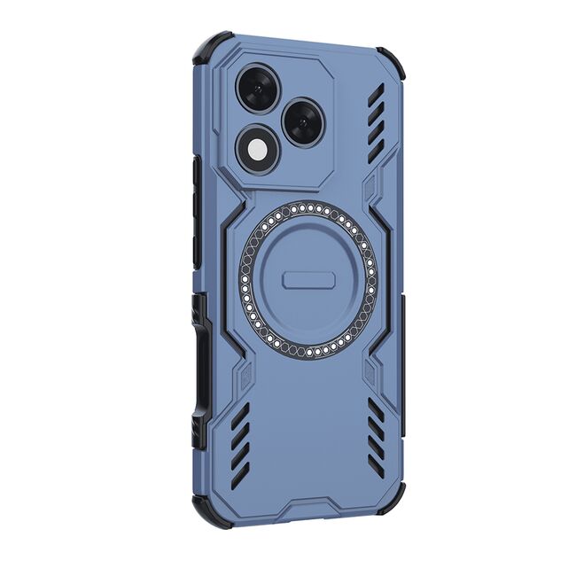 Husa pentru  Honor 400 Lite TitanGuard MagGrip Ultra-Rezistenta cu Protectie Camera, Colturi Ranforsate si Compatibilitate MagSafe - Albastru