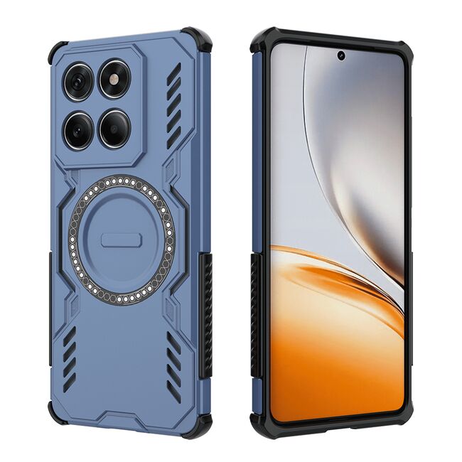 Husa pentru  Motorola Edge 60 Fusion / Edge 60 TitanGuard MagGrip Ultra-Rezistenta cu Protectie Camera, Colturi Ranforsate si Compatibilitate MagSafe - Albastru