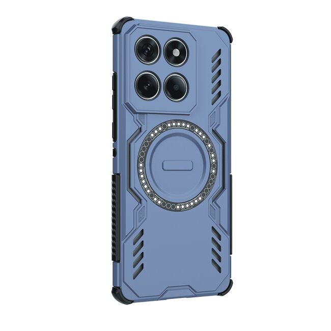 Husa pentru  Motorola Edge 60 Fusion / Edge 60 TitanGuard MagGrip Ultra-Rezistenta cu Protectie Camera, Colturi Ranforsate si Compatibilitate MagSafe - Albastru