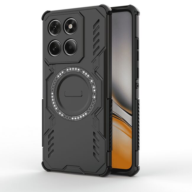 Husa pentru  Motorola Edge 60 Fusion / Edge 60 TitanGuard MagGrip Ultra-Rezistenta cu Protectie Camera, Colturi Ranforsate si Compatibilitate MagSafe - Negru