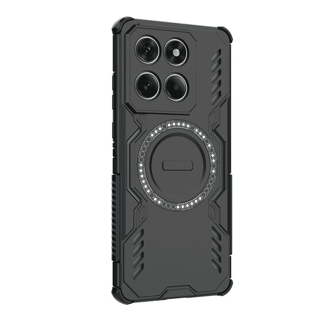 Husa pentru  Motorola Edge 60 Fusion / Edge 60 TitanGuard MagGrip Ultra-Rezistenta cu Protectie Camera, Colturi Ranforsate si Compatibilitate MagSafe - Negru