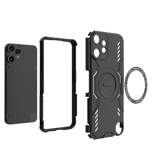 Husa pentru  Nothing CMF Phone 2 Pro TitanGuard MagGrip Ultra-Rezistenta cu Protectie Camera, Colturi Ranforsate si Compatibilitate MagSafe - Albastru