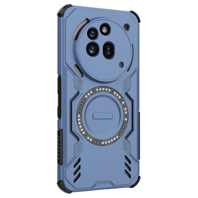 Husa pentru  Nothing Phone (3a) Pro TitanGuard MagGrip Ultra-Rezistenta cu Protectie Camera, Colturi Ranforsate si Compatibilitate MagSafe - Albastru