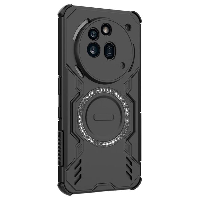Husa pentru  Nothing Phone (3a) Pro TitanGuard MagGrip Ultra-Rezistenta cu Protectie Camera, Colturi Ranforsate si Compatibilitate MagSafe - Negru