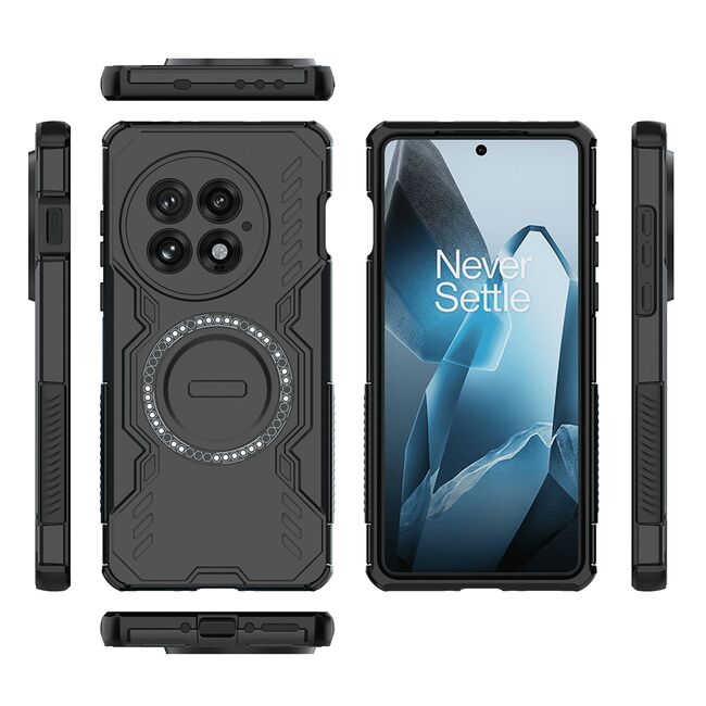 Husa pentru  OnePlus 13 TitanGuard MagGrip Ultra-Rezistenta cu Protectie Camera, Colturi Ranforsate si Compatibilitate MagSafe - Negru