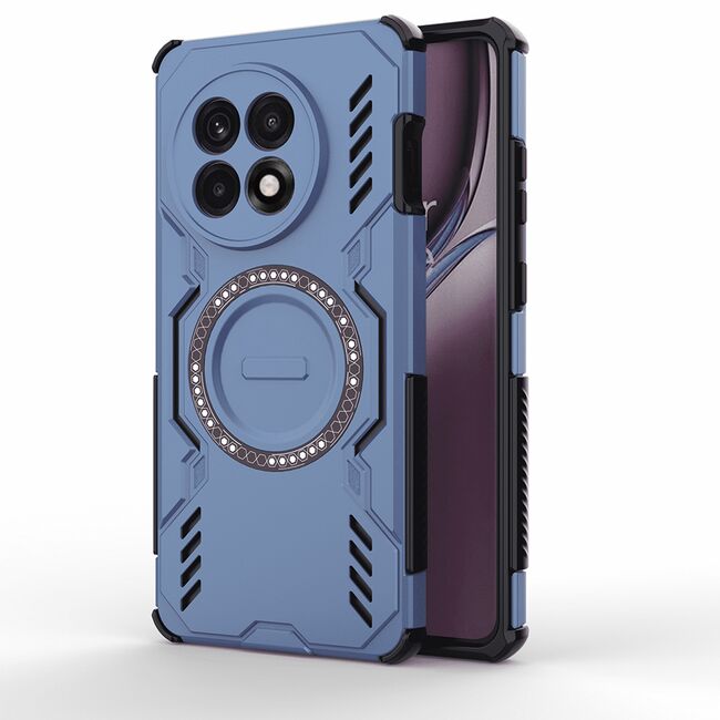 Husa pentru  OnePlus 13R TitanGuard MagGrip Ultra-Rezistenta cu Protectie Camera, Colturi Ranforsate si Compatibilitate MagSafe - Albastru