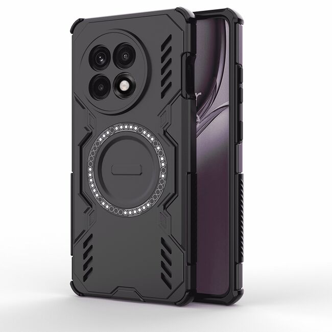 Husa pentru  OnePlus 13R TitanGuard MagGrip Ultra-Rezistenta cu Protectie Camera, Colturi Ranforsate si Compatibilitate MagSafe - Negru