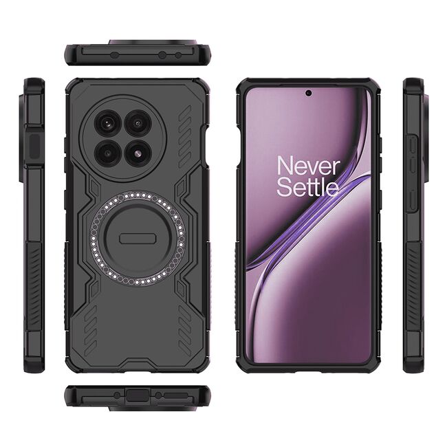 Husa pentru  OnePlus 13R TitanGuard MagGrip Ultra-Rezistenta cu Protectie Camera, Colturi Ranforsate si Compatibilitate MagSafe - Negru