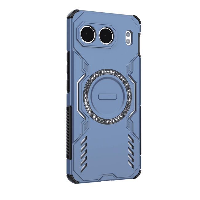 Husa pentru  OnePlus Nord 4 TitanGuard MagGrip Ultra-Rezistenta cu Protectie Camera, Colturi Ranforsate si Compatibilitate MagSafe - Albastru