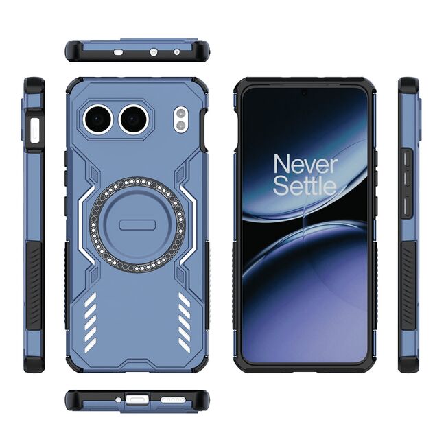 Husa pentru  OnePlus Nord 4 TitanGuard MagGrip Ultra-Rezistenta cu Protectie Camera, Colturi Ranforsate si Compatibilitate MagSafe - Albastru