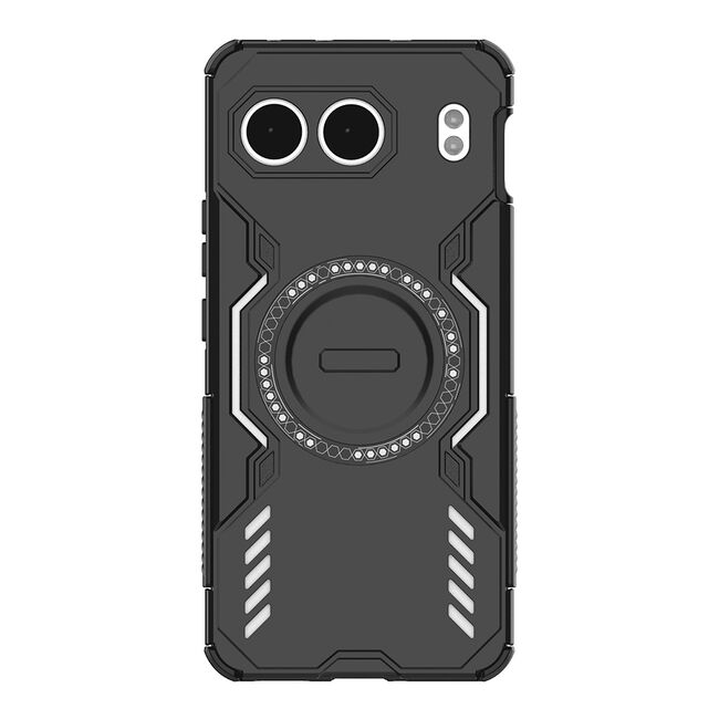 Husa pentru  OnePlus Nord 4 TitanGuard MagGrip Ultra-Rezistenta cu Protectie Camera, Colturi Ranforsate si Compatibilitate MagSafe - Negru