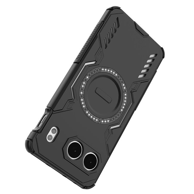 Husa pentru  OnePlus Nord 4 TitanGuard MagGrip Ultra-Rezistenta cu Protectie Camera, Colturi Ranforsate si Compatibilitate MagSafe - Negru