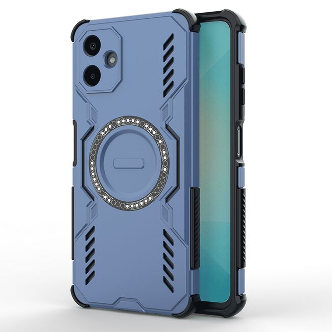 Husa pentru  Samsung Galaxy A06 TitanGuard MagGrip Ultra-Rezistenta cu Protectie Camera, Colturi Ranforsate si Compatibilitate MagSafe - Albastru